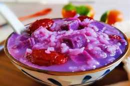 紫薯紅棗粥，軟糯順滑，濃稠香甜！