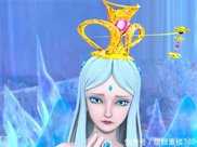 葉羅麗公主戴上曼多拉的金冠，冰冰很怕羞，她卻像曼多拉繼承人