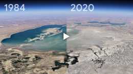 谷歌地球推出了“延時”功能，揭示了近40年來的行星變化