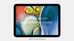 iPad mini 6渲染圖曝光: 5種配色+真全面屏, 驚喜和失望都有