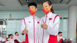 金牌伉儷！奧運冠軍趙帥擔任東京奧運旗手，女友是1米92美女冠軍