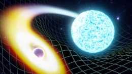 10億年前的“時空漣漪”: 黑洞吞噬中子星, 愛因斯坦又成功預言